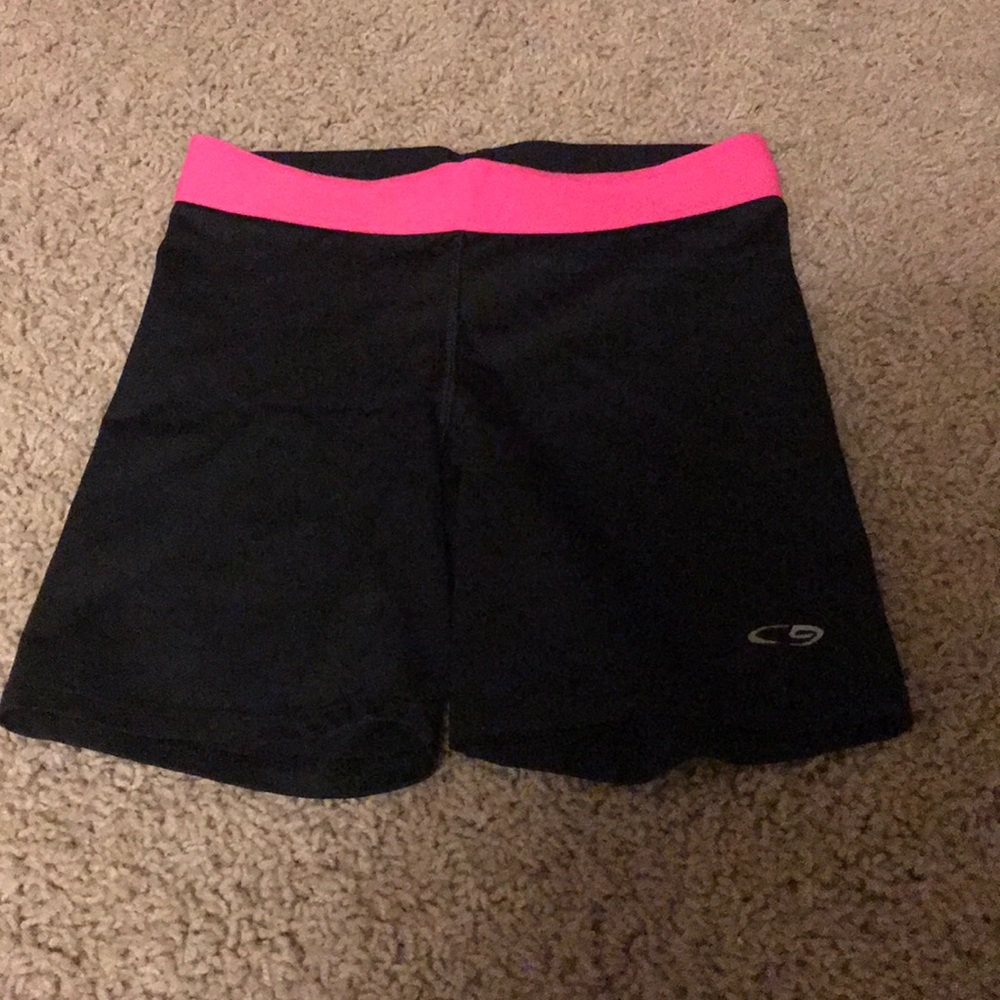 Black, girls workout, bicycle leggings, spandex